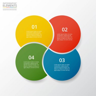 adım adım Infographic.