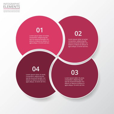 adım adım Infographic.