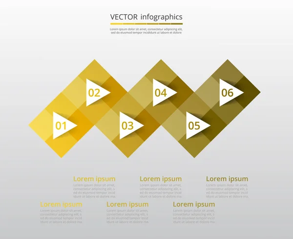 Modèle d'infographie vectorielle — Image vectorielle