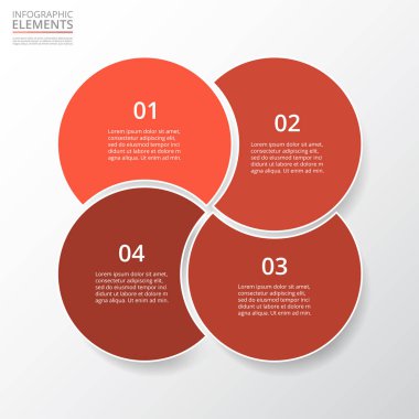 adım adım Infographic.