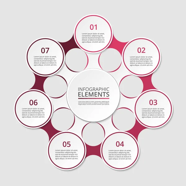 Infographie étape par étape . — Image vectorielle