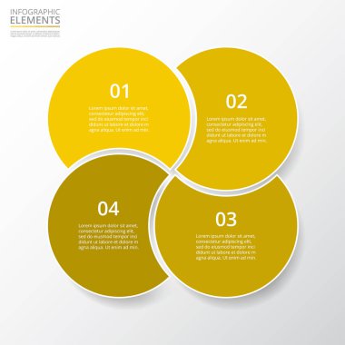 adım adım Infographic.