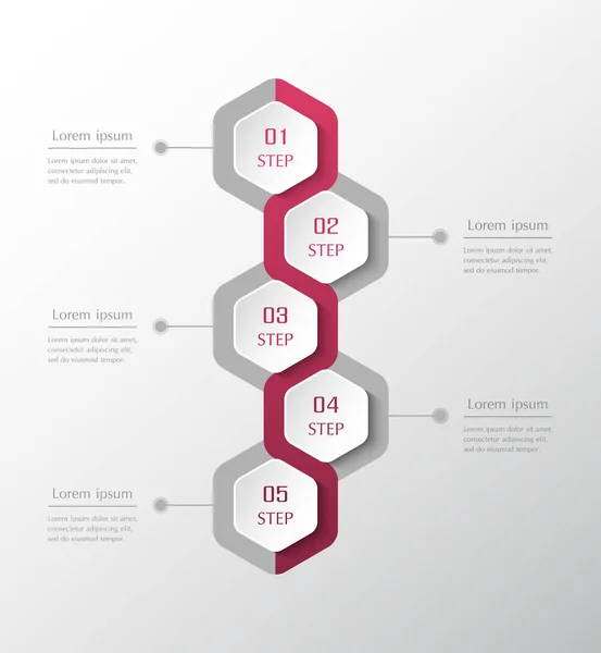 Elementos de design infográfico para o seu negócio . — Vetor de Stock