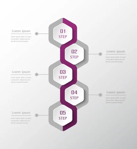 Infografische Designelemente für Ihr Unternehmen. — Stockvektor