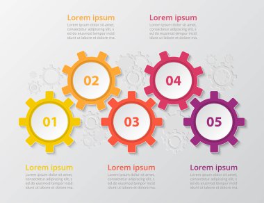 Vektör bilgi şablonu