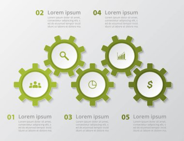 Vektör bilgi şablonu