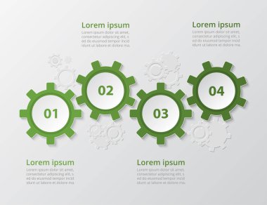 Vektör bilgi şablonu