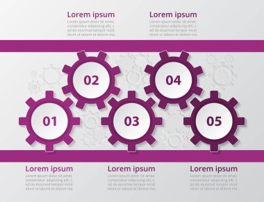 Vektör bilgi şablonu