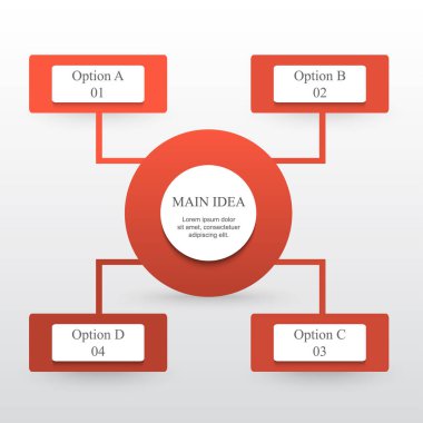 Infographic tasarım öğeleri iş için.