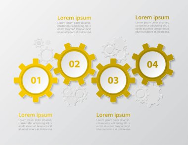 Vektör bilgi şablonu