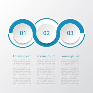 Vektör bilgi şablonu