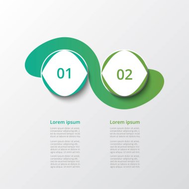 Vektör bilgi şablonu