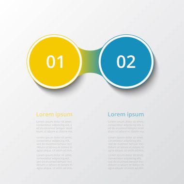 Vektör bilgi şablonu