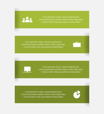 adım adım Infographic.