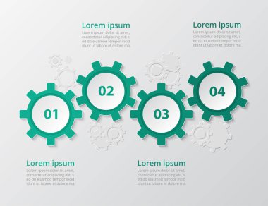 Infographic tasarım öğeleri iş için.