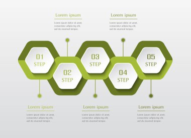 Infographic tasarım öğeleri iş için.