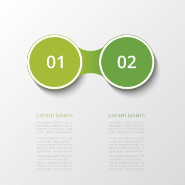 Vektör bilgi şablonu