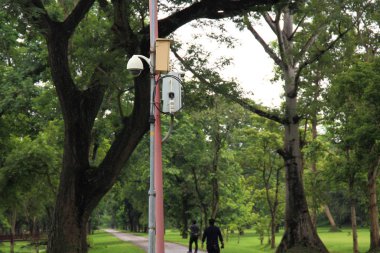 CCTV park bakan insanlar ve ören