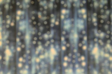 Işık kumaş perde zemin üzerinde led. Romantik açık renkli yuvarlak.