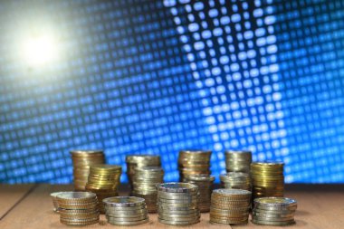 Dijital Ekonomi para yığını ile ikili bilgisayar şifre içinde belgili tanımlık geçmiş