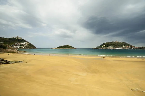 San Sebastian Ondarreta beach Stok Fotoğraf