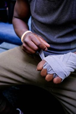 siyah Afrika boksör