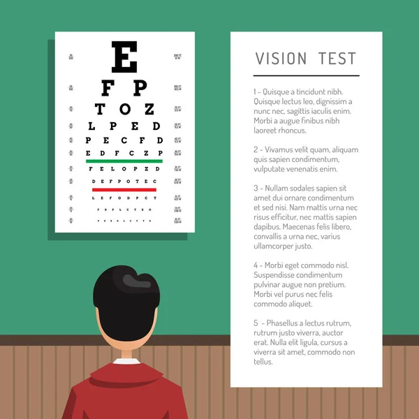 Oogarts oog kliniek — Stockvector