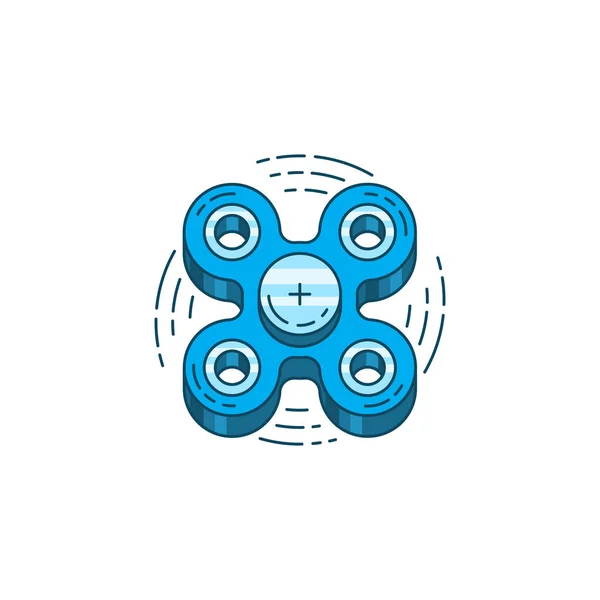 Mano spinner vector — Vector de stock