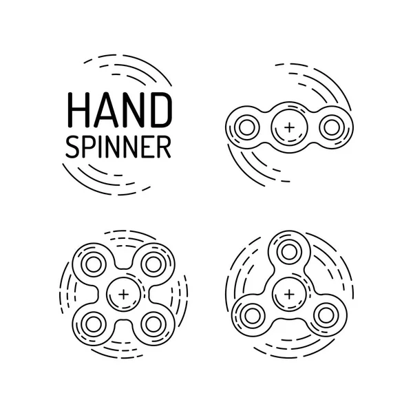 Handspinner-Vektor — Stockvektor