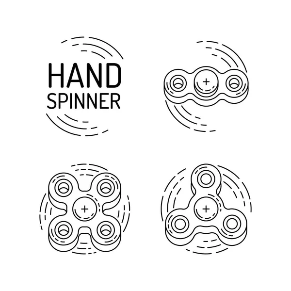 Handspinner-Vektor — Stockvektor