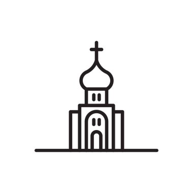 Vektör kilise kutsal kişilerin resmi