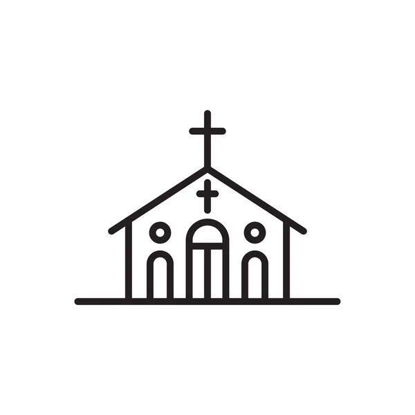 Vector church Icon — Stock Vector