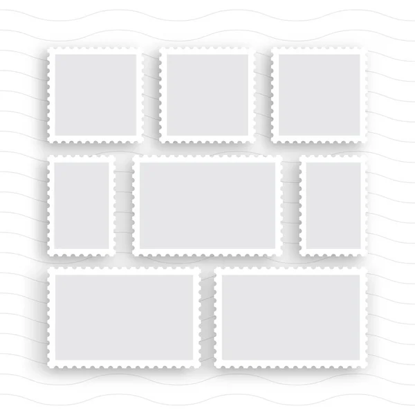 Briefmarken Jahrgang — Stockvektor