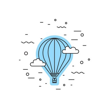 Zeplin ve sıcak hava balonları zeplin.