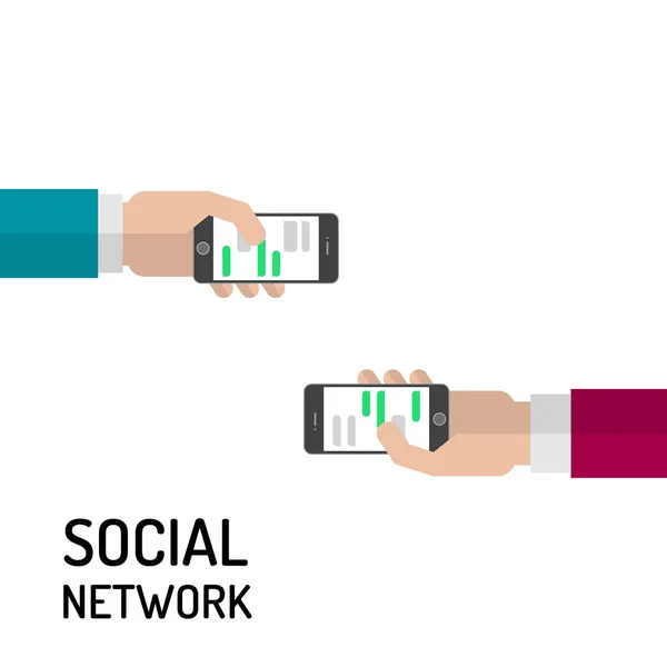 Bannière réseaux sociaux — Image vectorielle