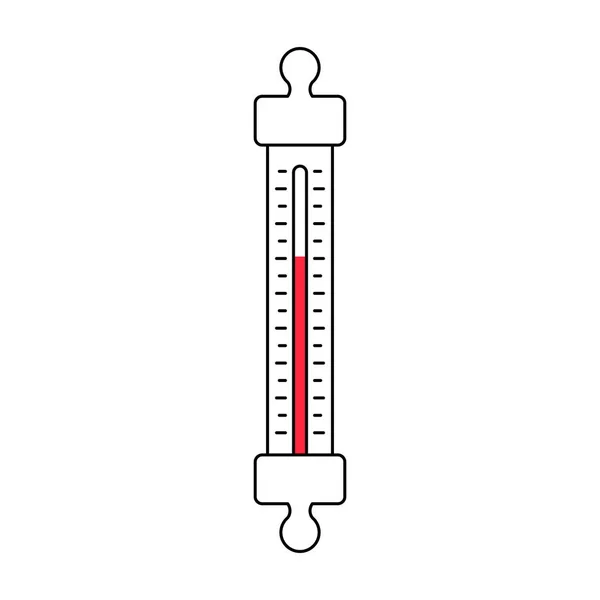 Thermometer-Temperatursymbol — Stockvektor