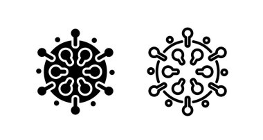 Minimalist simge salgını Coronavirüs salgını covid-19, 2019-nCoV