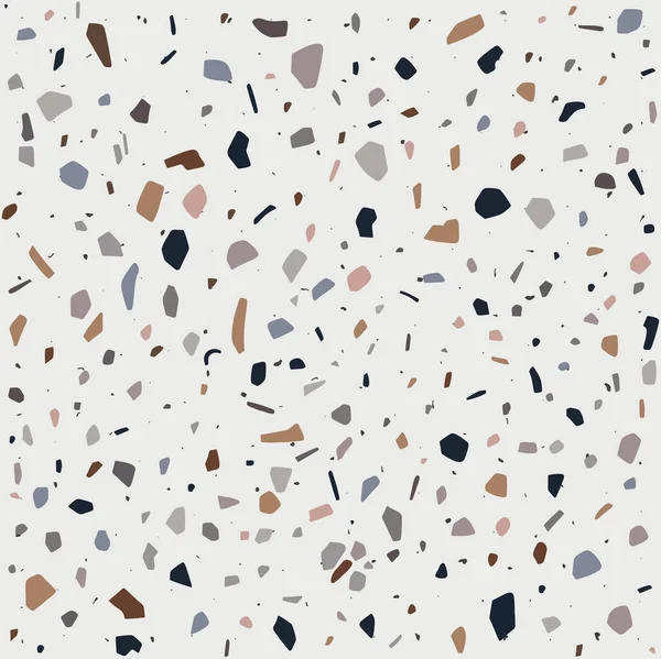 Textura Terrazzo de tipo clássico italiano de piso — Vetor de Stock