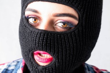 seksi haydut kız, yün, shi kadın artı boyutu şişman model