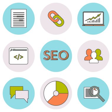 SEO satır simgeleri ayarlandı.