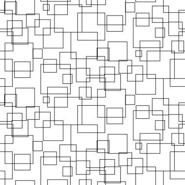 Soyut geometrik şekiller sorunsuz vektör desen.