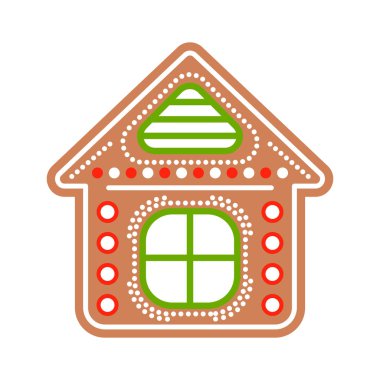 Zencefilli kurabiye illüstrasyon vektör.