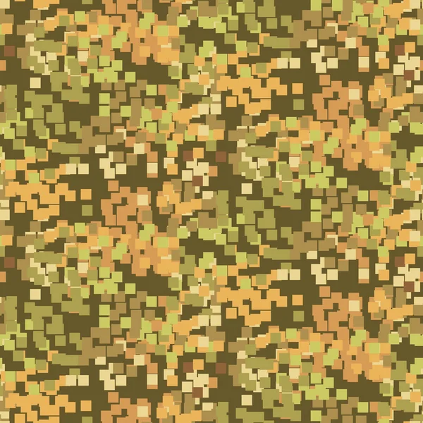 Pixelated sabbia camuffamento modello senza cuciture . — Vettoriale Stock