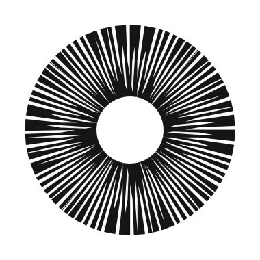 Vektör çizgi roman hız çizgileri arka plan patlama.