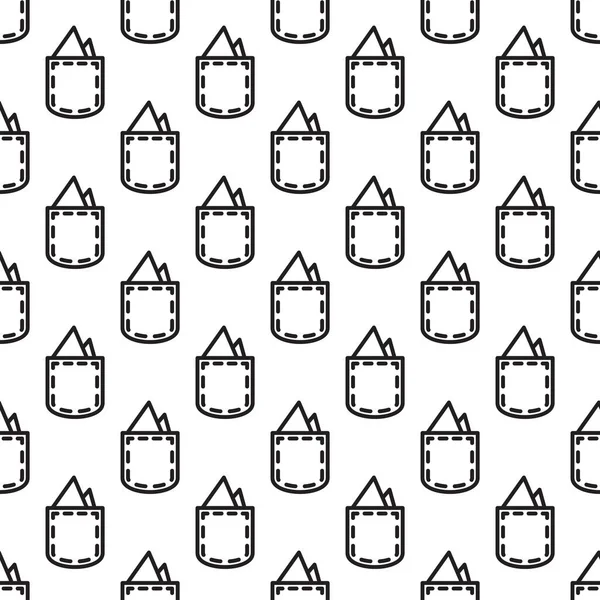 Pocket square gentleman seamless pattern.