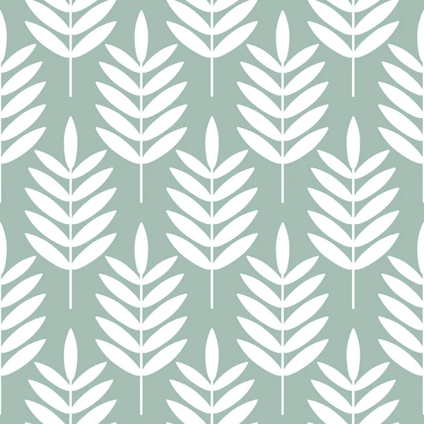 Palm leaves seamless vector pattern. — Stock Vector