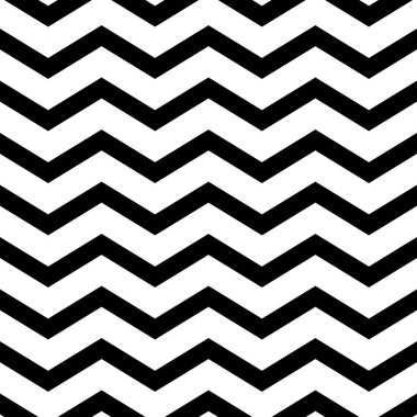 Zikzak dalga geometrik çizgiler sorunsuz vektör desen.