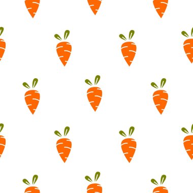 Havuç basit sorunsuz vektör desen.