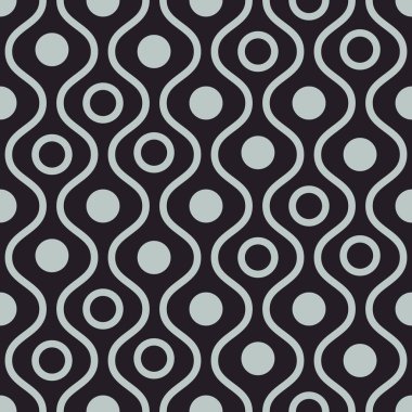 Dalgalı karanlık sorunsuz vektör desen.