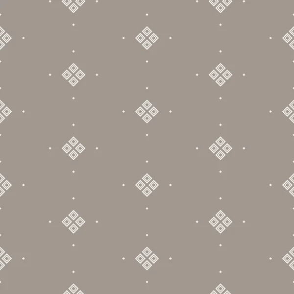 Patrón de vector sin costura simple Taupe . — Vector de stock